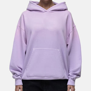 Sweat à capuche oversize pour femme, personnalisé, délavé, avec logo frontal, vintage, lilas délavé, anti-plis, respirant, pour le sport – Meilleures ventes - Product Image 4