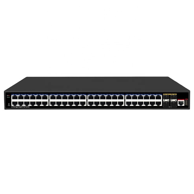 SFP Switch 48 Port Gigabit L3 Managed Ethernet Switch New Factory OEM 10G Stock Lan No Power Ubntnano Switch 4 Port