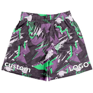 Pantalones Cortos Deportivos para Hombre 2025, Sublimados, de Spandex/Algodón, Secado Rápido, Ligeros, Compresión para Correr, Corte Regular - Product Image 2