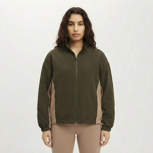 Chaqueta Deportiva Holgada para Mujer, Nueva Llegada, Alta Calidad, 380 GSM, Algodón y Poliéster, Chaqueta Deportiva con Bordado Chenille Personalizado - Product Image 1