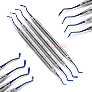 Juego de relleno compuesto de titanio azul, 4 Uds., relleno compuesto Dental, herramientas manuales restaurativas, laboratorio, dentista, instrumentos médicos - Product Image 1