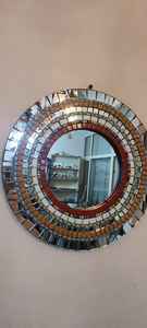 Espejo de mosaico. Espejo circular mosaico - Product Image 4