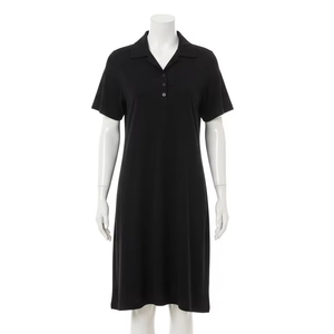 Robe décontractée à manches courtes en polyester et coton, tissu doux et respirant, légère, confortable à porter, tenues quotidiennes, vêtements de mode - Product Image 4
