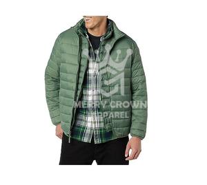 Chaqueta acolchada ligera hecha a medida 2025 para hombre, abrigo informal impermeable de lona de alta calidad, empaquetado, comodidad personalizada - Product Image 4