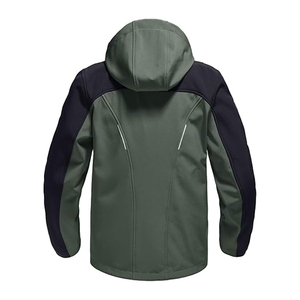 Nouvelle veste softshell personnalisée pour hommes en laine respirante fabriquée dans un style de rue durable pour la saison d'hiver OEM Design à la mode - Product Image 5