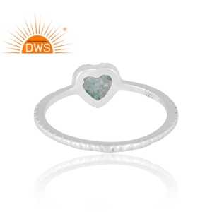 Anillo de piedras preciosas de cuarzo de fresa verde Natural de Plata de Ley 925 de diseño caliente, joyería personalizada para mujer, regalo para ella - Product Image 2