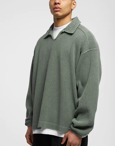 เสื้อสเวตเตอร์คอปกคอเสื้อแบบสวมหัวทรงหลวมใส่วิ่งใส่สบายสไตล์ใหม่ - Product Image 2