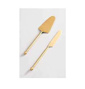 Cortador de pasteles y Cajas de Regalo para servidores más vendidos, fabricante de la India, espátula y rebanador de pasteles de acero espejado, juego de servicio más vendido - Product Image 1