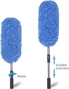 Producción de fábrica Zhenda, mango extensible de microfibra, plumero de limpieza de polvo para coche multiusos Interior - Product Image 3