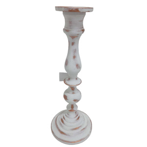 Lot de 2 bougeoirs décoratifs en métal en aluminium OFFWhite Copper Antique Candle Stand For Hotels & Wedding Decor - Product Image 1