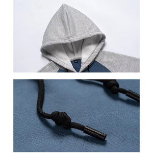Sweat à capuche zippé pour homme en molleton bouclette 100% coton de haute qualité, coupe droite, épaules tombantes, respirant, personnalisable - Product Image 4