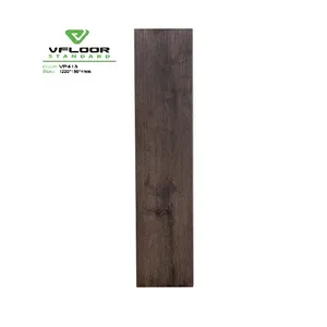 木材防水spcリジッドコアビニールクリック床板4mm 5mm 6mm高級lvt PVCタイルシートspcフローリングを製造