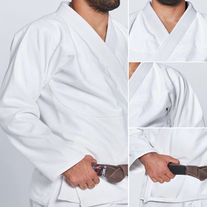 Kimono de Jiu Jitsu Profesional Blanco / Kimono de BJJ / Uniformes de BJJ Personalizados, Uniforme de BJJ Ligero de Algodón, Kimono de Jiu Jitsu Brasileño - Product Image 6