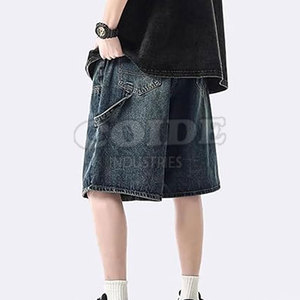 Nouveau style de shorts en jeans pour hommes personnalisés shorts en jeans pour hommes de couleur personnalisée à vendre fabriqués au Pakistan - Product Image 4