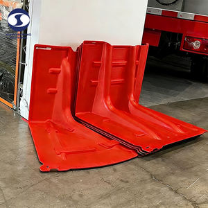 Papan Pengendali Banjir Bentuk L dari Plastik ABS, Penghalang Air Tugas Berat untuk Penyelamatan Darurat - Product Image 4