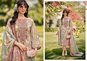 Vestido DE TRABAJO bordado de Salwar Kameez con estampado de algodón de primera calidad, precio al por mayor para ropa de fiesta, ropa india y pakistaní - Product Image 5