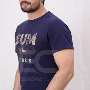 เสื้อยืดแขนสั้นผู้ชายคุณภาพดี ทรงเข้ารูป รุ่นใหม่ล่าสุด เสื้อยืดแขนสั้นผู้ชายแบบสั่งทำ - Product Image 4