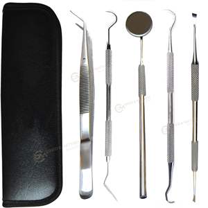 Instrumentos dentales de acero inoxidable, Kit de herramientas de examen de higiene Dental, cuidado bucal quirúrgico - Product Image 2