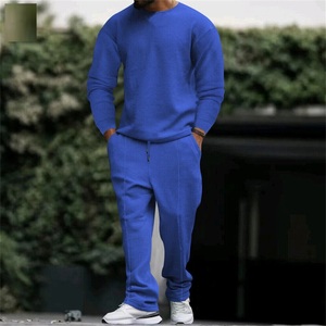 Survêtement de jogging deux pièces pour homme, très populaire, avec logo personnalisé, grandes tailles, respirant, idéal pour le printemps - Product Image 2