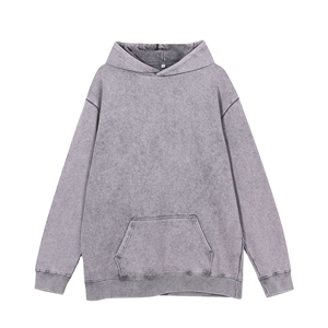 Nueva llegada sudaderas con capucha para hombres lavado con ácido precio barato polar liso sudaderas con capucha pulóver hombres ropa fabricante personalizado - Product Image 3