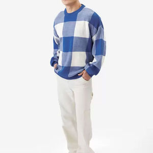 Design professionnel hommes sweats automne conception personnalisée haute qualité Polyester/coton tenue décontracté col rond vente - Product Image 4