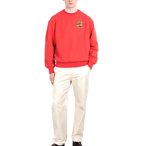 Haute Qualité Coton Polaire Tissu À Manches Longues Ras Du Cou Sweat Top Vente Nouveau Design Broderie Sweat Service OEM - Product Image 1