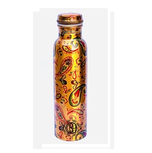 Customized Antique <b>Copper</b> Ayurveda Water <b>Bottle</b> Floral Printed Best Decorative Stylish Metal Drinking <b>copper</b> <b>bottles</b> <b>Bottle</b> - Product Image 6