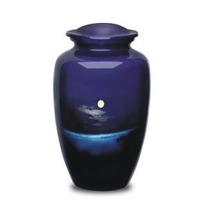 Urnas para cenizas adulto Funeral Moon Night Gran urna funeraria de seres queridos Tamaño 10,5 "y 220 Cu. En - Product Image 1