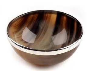 ชามทำมือจากเขาสัตว์ ดีไซน์หรูหรา เป็นมิตรต่อสิ่งแวดล้อม เคลือบเงาอย่างดี ปราศจากสาร BPA เหมาะสำหรับใช้เสิร์ฟในบ้านยุคใหม่ งานเลี้ยง และเป็นของขวัญงานแต่งงาน - Product Image 4