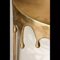 Table basse traditionnelle en aluminium, nouvelle, forme goutte d'eau, hauteur réglable, durable, écologique, meubles de salon, Azora Industries