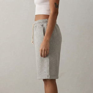 Shorts de basket-ball pour femmes, style décontracté été, sur mesure, entrejambe 5 pouces, 100% coton respirant, coupe hip hop, confortables. - Product Image 6
