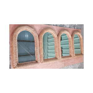 Rattan <b>mirror</b> decorative boho wall decor, <b>wicker</b> frame and glass, bedroom or vanity use, made in Vietnam, High quality - Product Image 6