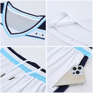 Uniforme de basket-ball adulte personnalisé Offre Spéciale personnalisable avec votre propre logo ensembles respirants en bas quantité minimale de commande 100% polyester - Product Image 4