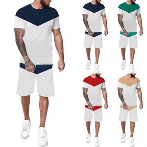 Ensemble de t-shirts en coton pour hommes tendance, style streetwear imprimé, taille plus, ensembles pour hommes, faible MOQ, t-shirt en coton respirant - Product Image 6