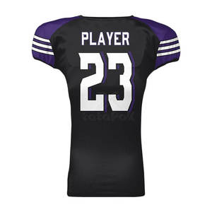 Maillot de football américain respirant et à séchage rapide, imprimé, grande taille, manches courtes, pour la performance sportive, l'entraînement et le fitness - Product Image 3