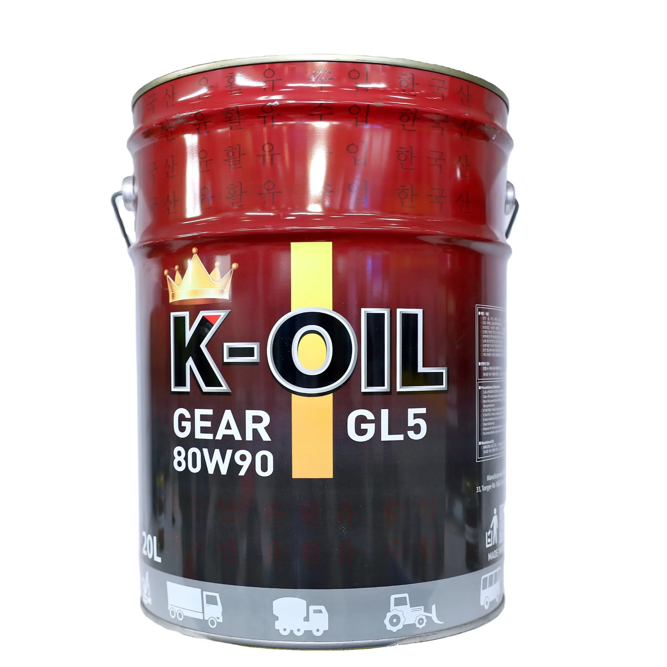 K-Oil GEAR: 80W90, el aceite de transmisión manual de alta calidad supera las especificaciones API, fabricante de Vietnam, 1: 2