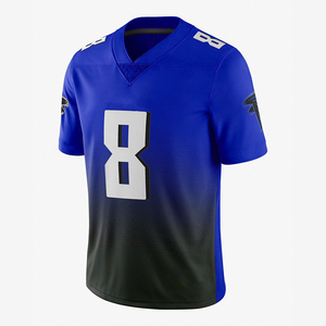 Maillot de football américain unisexe de qualité supérieure, taille plus, respirant, séchage rapide, manches courtes, personnalisable avec nom et numéro, vêtements de sport - Product Image 3