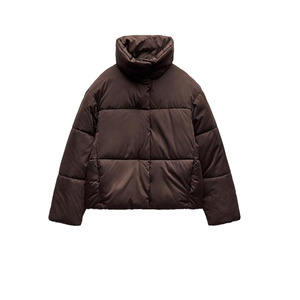 Trendy High Quality Plus Size Women's Breathable <b>Windproof</b> Waterproof Sports Zip Jacket Fashionable Plain Windbreaker for Winter - Product Image 5