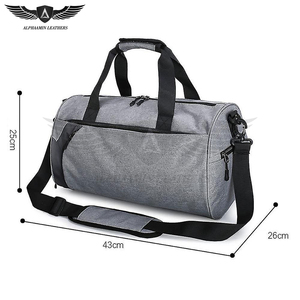 Sac de sport multifonctionnel en polyester/nylon durable, compartiments spacieux, parfait pour la salle de sport, les voyages et les sports d'équipe, sac de sport - Product Image 3