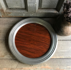 Plato de Presentación Plateado y Marrón de Nuevo Diseño, Plato de Presentación de Metal Plateado Hecho a Mano a Precio de Mayoreo - Product Image 2