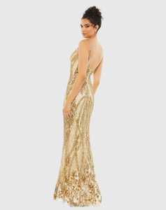 ชุดราตรีผ้าซาตินทรงเอไลน์แบบวินเทจหรูหราประดับลูกปัด ไร้แขน สำหรับผู้หญิง ตกแต่งคริสตัลและมุกธรรมชาติ เหมาะสำหรับงานปาร์ตี้ - Product Image 3