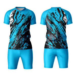 Tenues de football en gros, ensemble de maillots de football personnalisés, respirant, séchage rapide, vêtements de sport légers, personnalisés - Product Image 6