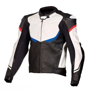 Recién llegado, chaqueta de moto con cremallera completa para hombre, chaqueta de moto ajustada con etiqueta privada para hombre, precio razonable - Product Image 3