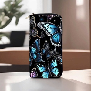 <span class=keywords><strong>Portafoglio</strong></span> Trendy 2026 per <span class=keywords><strong>Donna</strong></span> con Motivo a Farfalla <span class=keywords><strong>Rosa</strong></span>, Fermasoldi Magico per Signore - Product Image 3