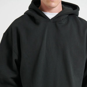 Sudaderas con Capucha Extra Grandes de Diseño Nuevo para Hombre, Sudaderas con Capucha con Hombros Caídos y Logotipo Personalizado a Precio Económico - Product Image 3