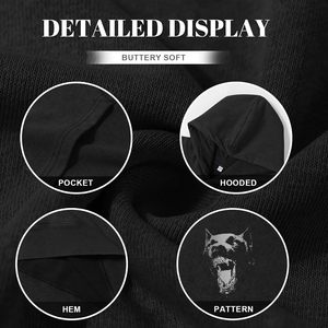 Hot Selling Custom Logo Printed Hoodie <b>Men</b> <b>Pullover</b> Cotton Blended Fashion High Quality Latest Design <b>Men</b> Rhinestone Hoodies - Product Image 6