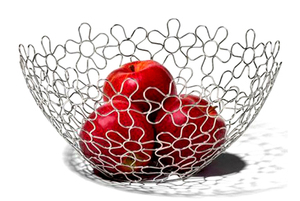 Nouveau Style métal panier de fruits plateau de service dessus de Table décorations de mariage décoratives pour la maison stockage pratique bol de fruits - Product Image 2