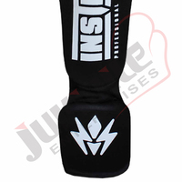 Protège-tibias en coton MMA, protection du cou-de-pied et de la cheville, protection des pieds et des jambes pour le Muay Thai, le Kickboxing et l'entraînement aux arts martiaux