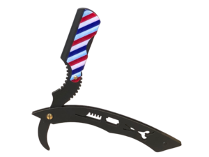 Peluquería navaja de afeitar Popular negro Barbero de navaja de afeitar maquinilla de afeitar recorte logotipo personalizado máquina de característica de una sola hoja - Product Image 2