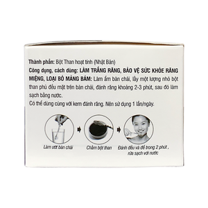 Blanqueamiento de dientes FOBESMILE Powder 30g Vietnam Nature Limpieza de dientes 100% Carbón activado japonés Nuevo - Product Image 5